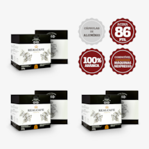 30% OFF Kit 180 Cápsulas Café Especial Realcafé Reserva 840 para Nespresso - Torra Intensa