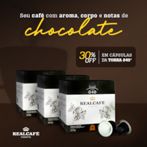 30% OFF Kit 180 Cápsulas Café Especial Realcafé Reserva 840 para Nespresso - Torra Intensa