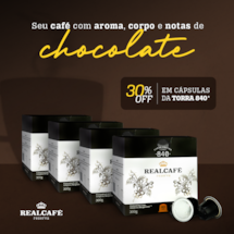 30% OFF Kit 240 Cápsulas Café Especial Realcafé Reserva 840 para Nespresso - Torra Intensa