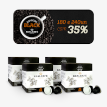 35% OFF Kit 240 Cápsulas Café Especial Realcafé Reserva 840 para Nespresso - Torra Intensa