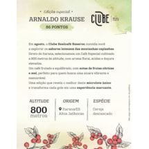Café Especial Edição Limitada Arnaldo Krause - 250G