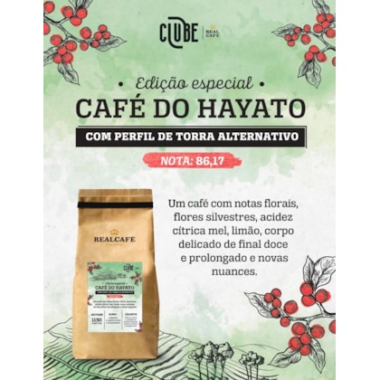 Café Especial Edição Limitada HAYATO - Pontuação 86,17 - 250G
