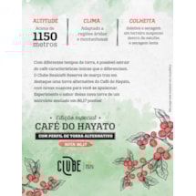 Café Especial Edição Limitada HAYATO - Pontuação 86,17 - 250G