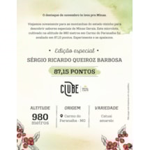 Café Especial Edição Limitada SÉRGIO RICARDO - Pontuação 87,15 - 250G