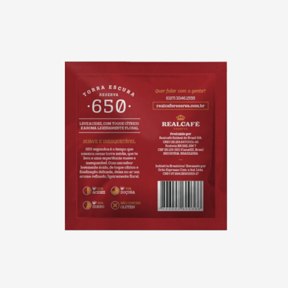 Café Especial em Sachê 7g Realcafé Reserva 650 - 150 unidades