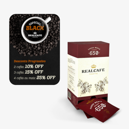 Café Especial em Sachê Realcafé Reserva 650 - 20 UN