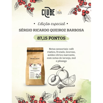 Café Especial em Torrado e Moído Realcafé Reserva Edição Limitada Sérgio Ricardo - 250G