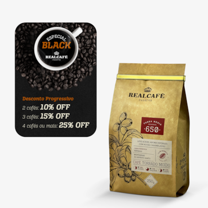Café Especial Torrado e Moído Realcafé Reserva 650 - 250G