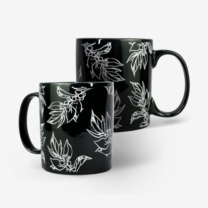 Caneca Realcafé Folhagens de Café - Preta