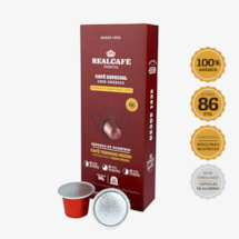 Kit 100 Cápsulas de Alumínio Café Especial Realcafé Reserva 650 para Nespresso