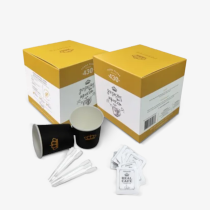 Kit 120 Cápsulas Café Especial Realcafé Reserva + Kit Office - ESCOLHA SUA TORRA