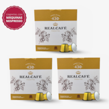 Kit 180 Cápsulas de Alumínio Café Realcafé Reserva 430 para Nespresso