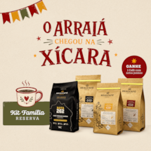 KIT FAMÍLIA RESERVA - 4UN RESERVA + CAFÉ EXCLUSIVO DO MÊS