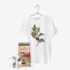 KIT FOLHAGENS DE CAFÉ VAN MAGESKI - CAMISA BRANCA  + CAFÉ ROMÃO 90,37 + CANECA BRANCA
