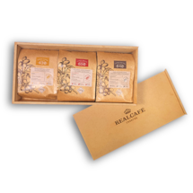 Kit Reserva Degustação com Caixa de Madeira para Presente